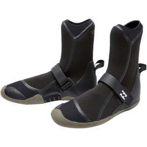 2025 Billabong Mens Furnace 7mm Round Toe Wetsuit Boot ABYWW00105 - Black